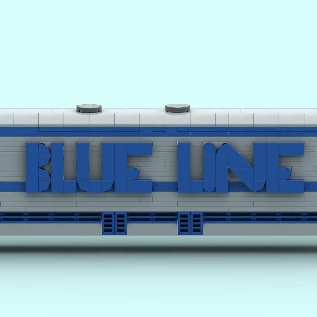 Blue Line Passenger Train