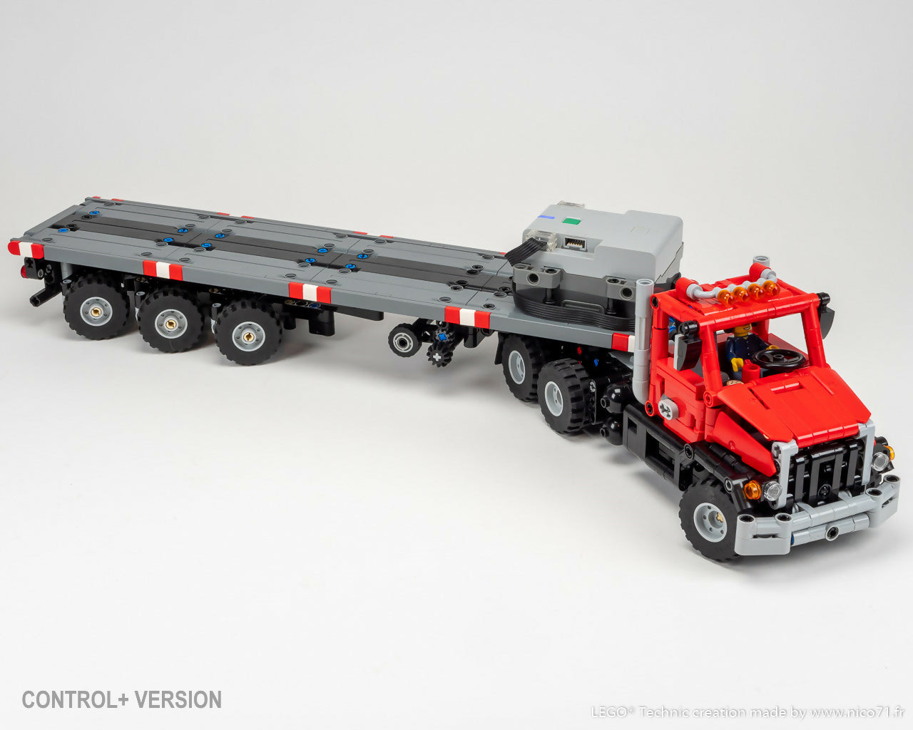 Heavy-Duty Truck and Steering Axle Trailer