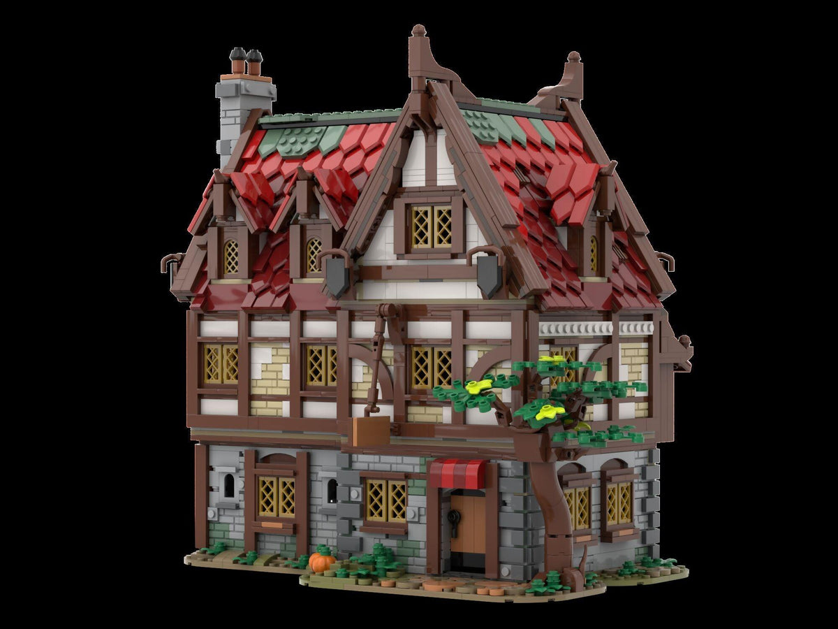 Taberna y posada medieval - BuildaMOC