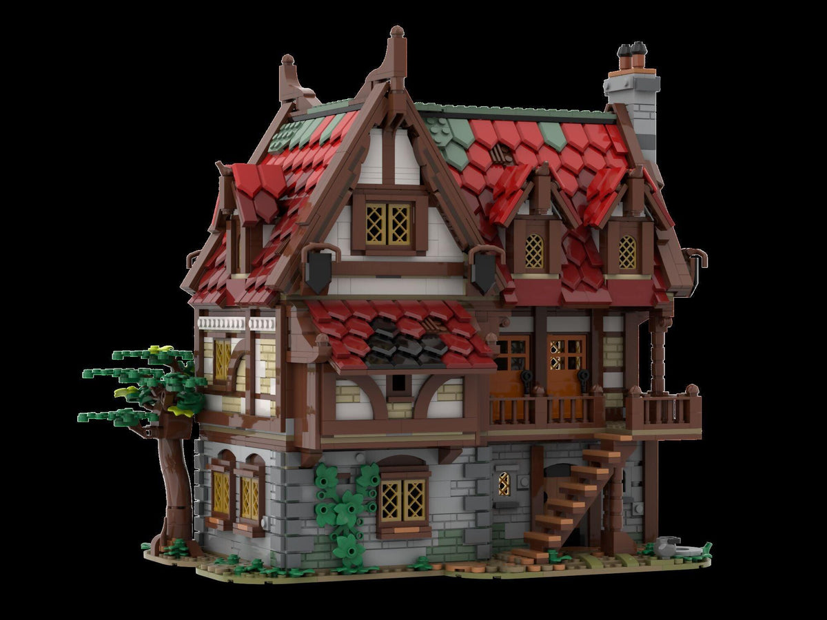 Taberna y posada medieval - BuildaMOC