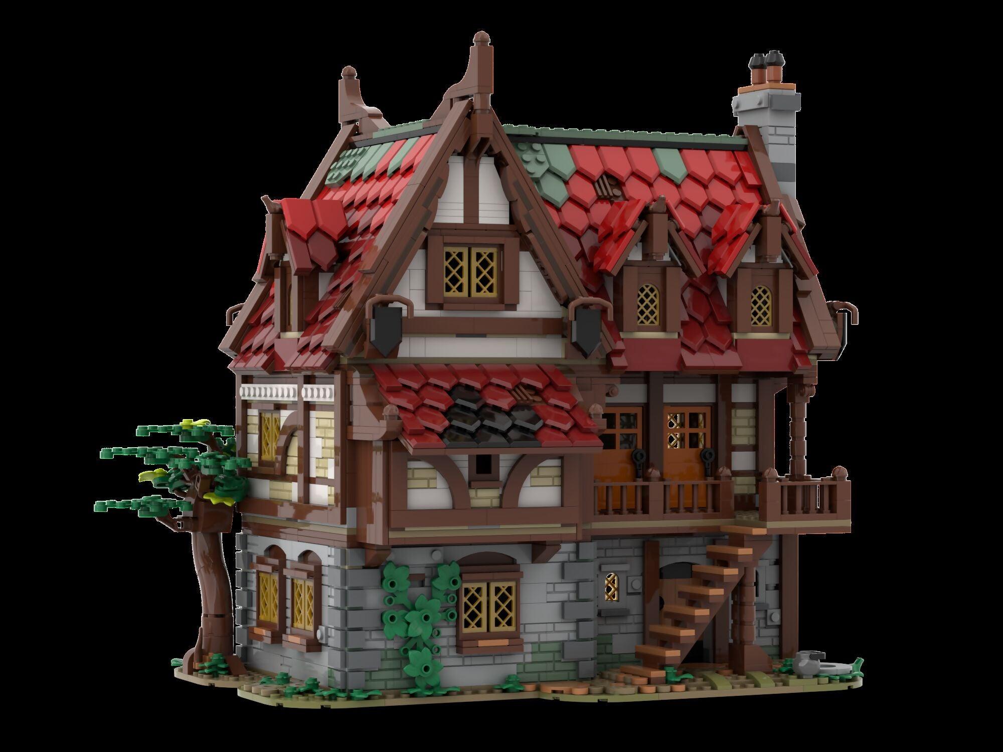 Medieval Tavern & Inn - BuildaMOC