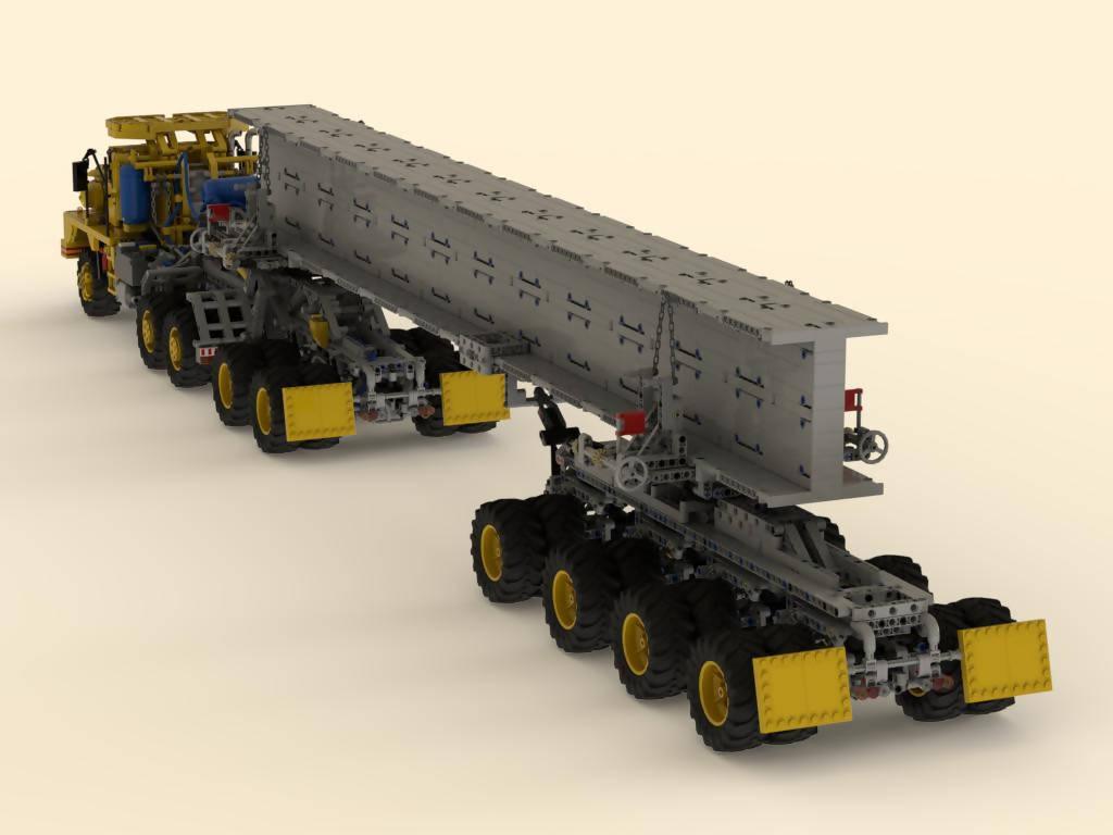 Pacific P12 with Dolly Trailer Combination - BuildaMOC