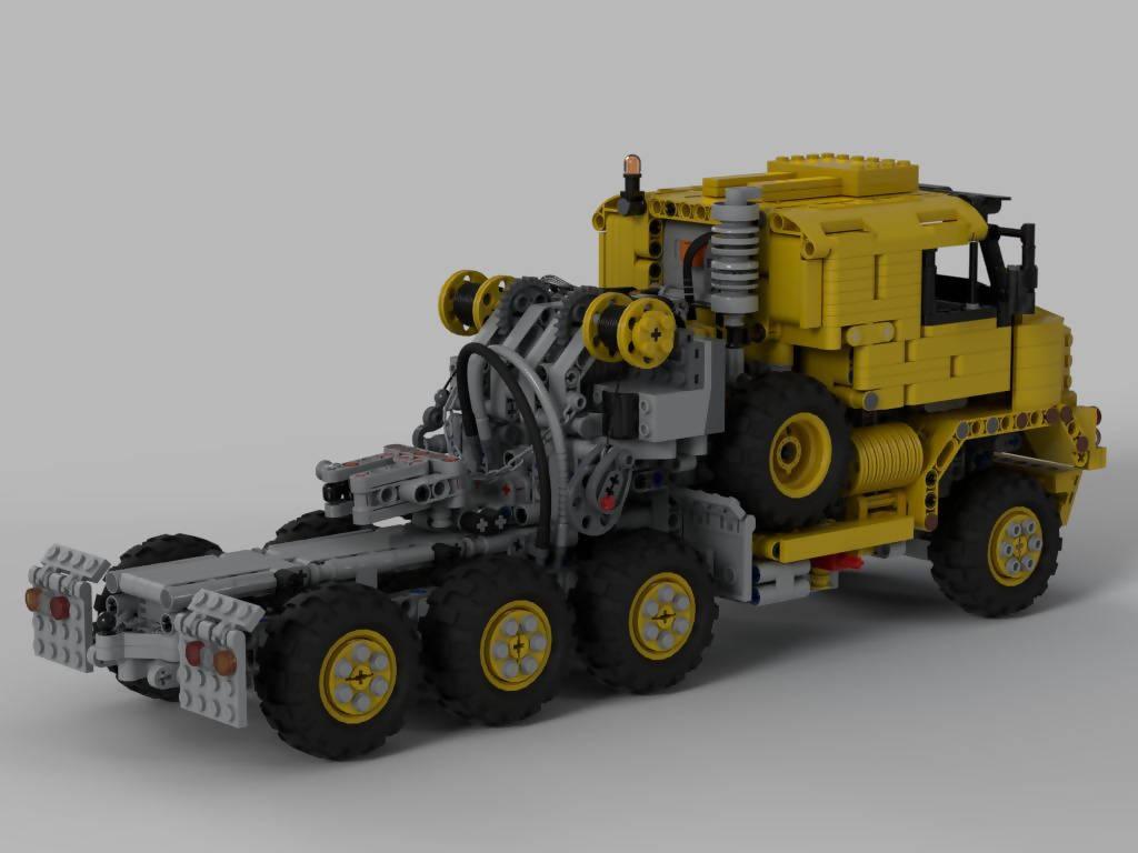 Oshkosh M1070 U.S. Army HET (Heavy Equipment Transporter) - BuildaMOC