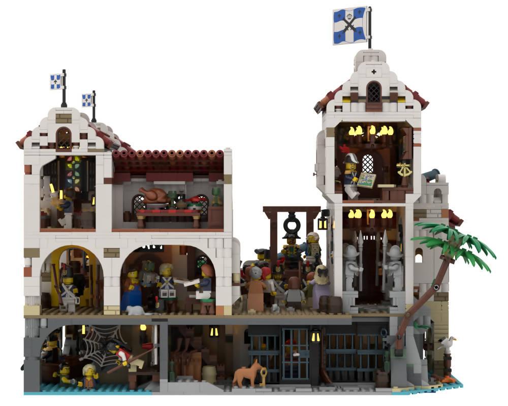Fortaleza Eldorado - Piratas de la Bahía Barracuda - BuildaMOC
