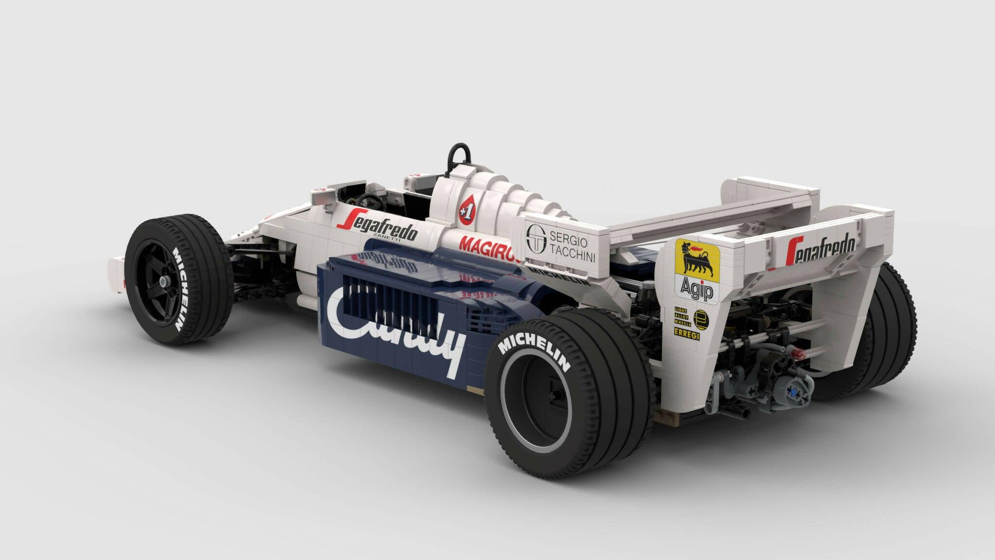 Toleman-Hart TG184 - scale 1:8 - BuildaMOC