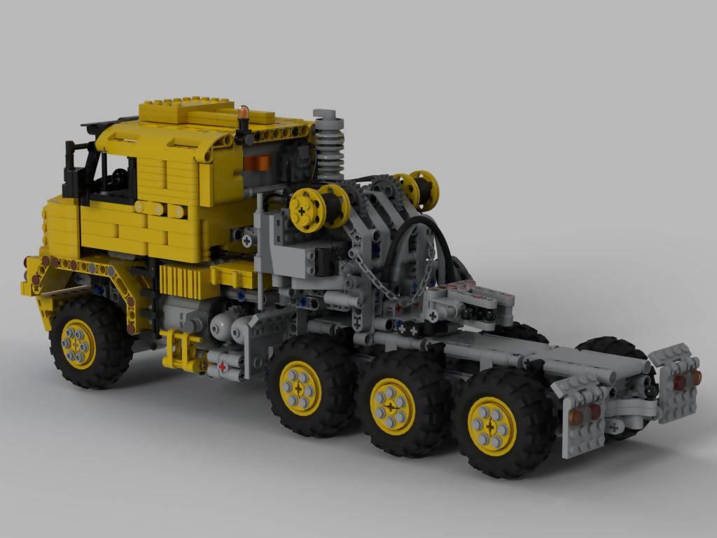 Oshkosh M1070 U.S. Army HET (Heavy Equipment Transporter) - BuildaMOC