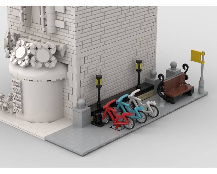Pack de 8 esquinas modulares: convierte cualquier módulo en una esquina - BuildaMOC