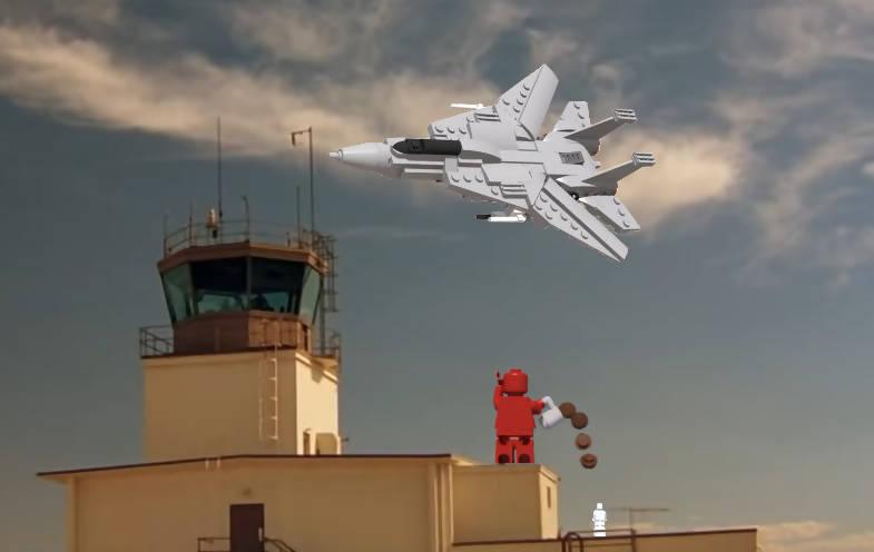 Top Fun F14 Tomcat Jet (midi)  - BuildaMOC