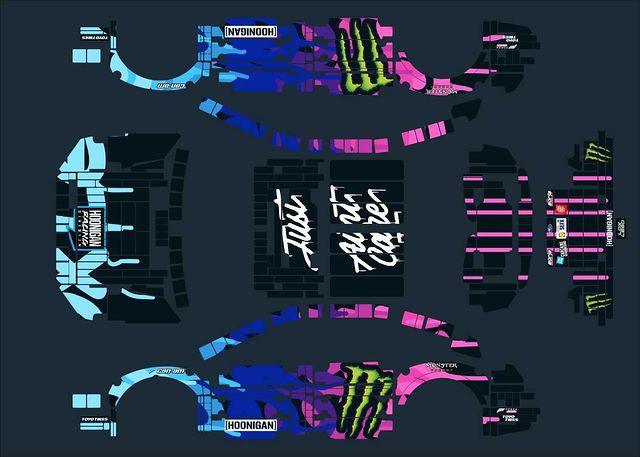 Sticker-Wrap für Loxlegos Subaru STI - BuildaMOC