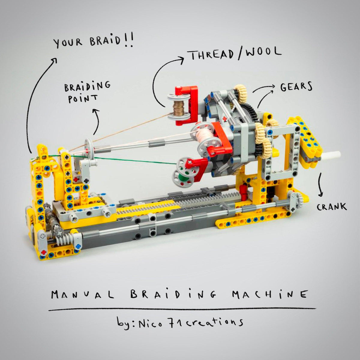 Manuelle Flechtmaschine - BuildaMOC