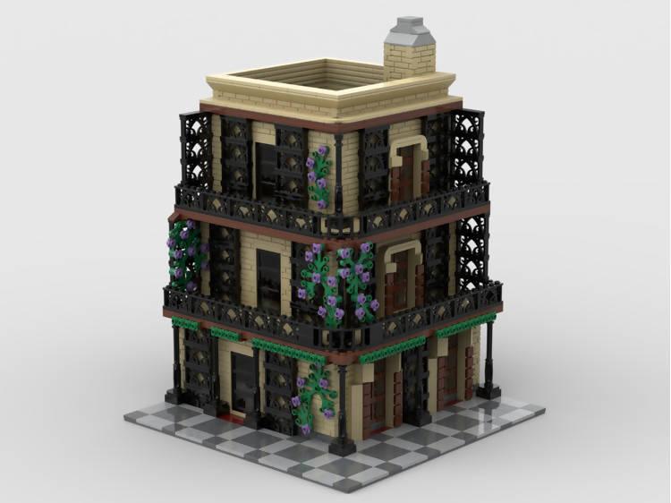 Casa modular italiana - BuildaMOC