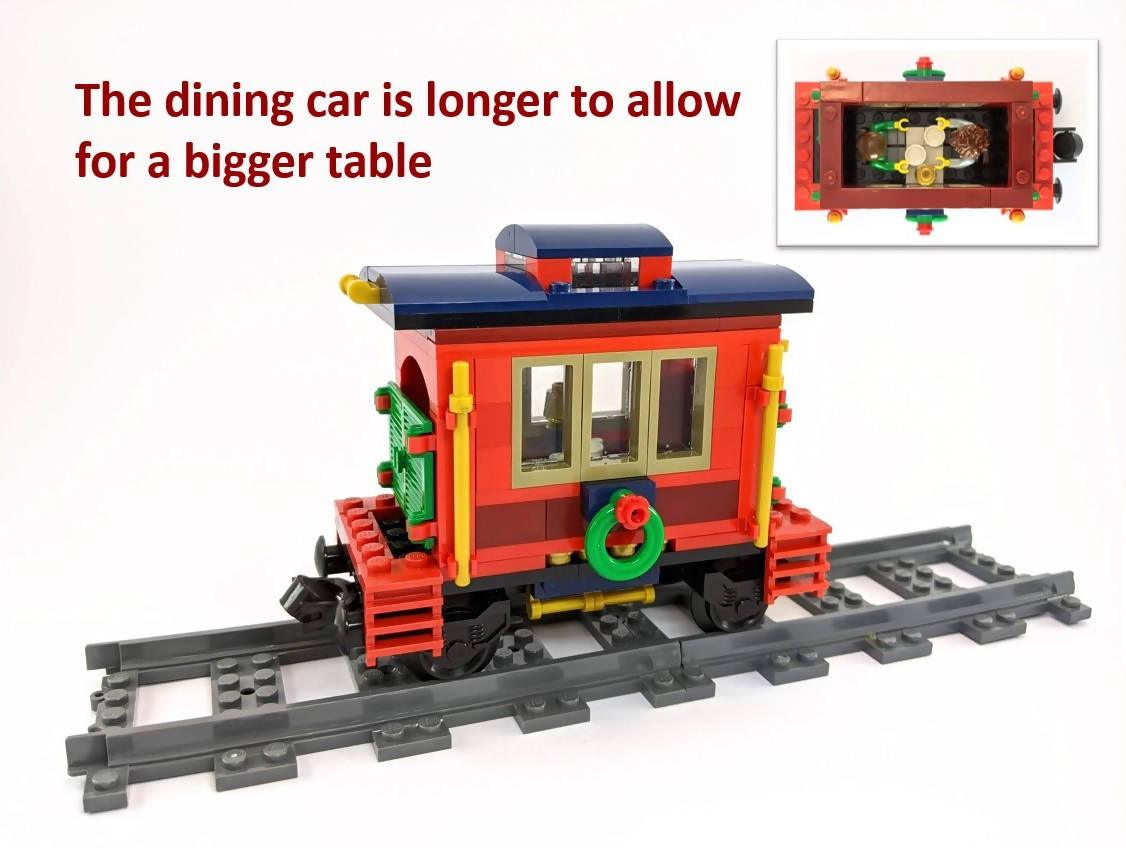 Motorized and Improved Christmas Train - BuildaMOC