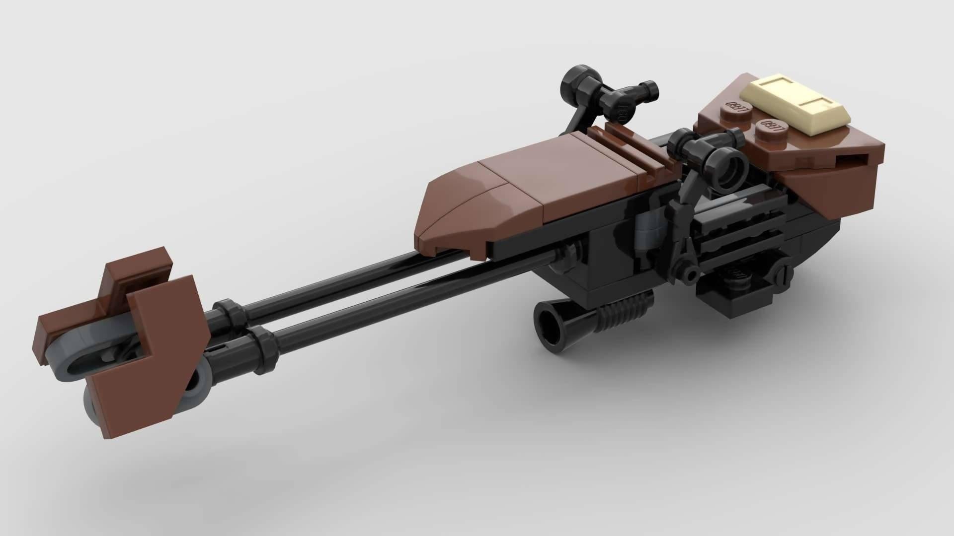 74-Z Imperial Speeder Bike Classic Style - BuildaMOC