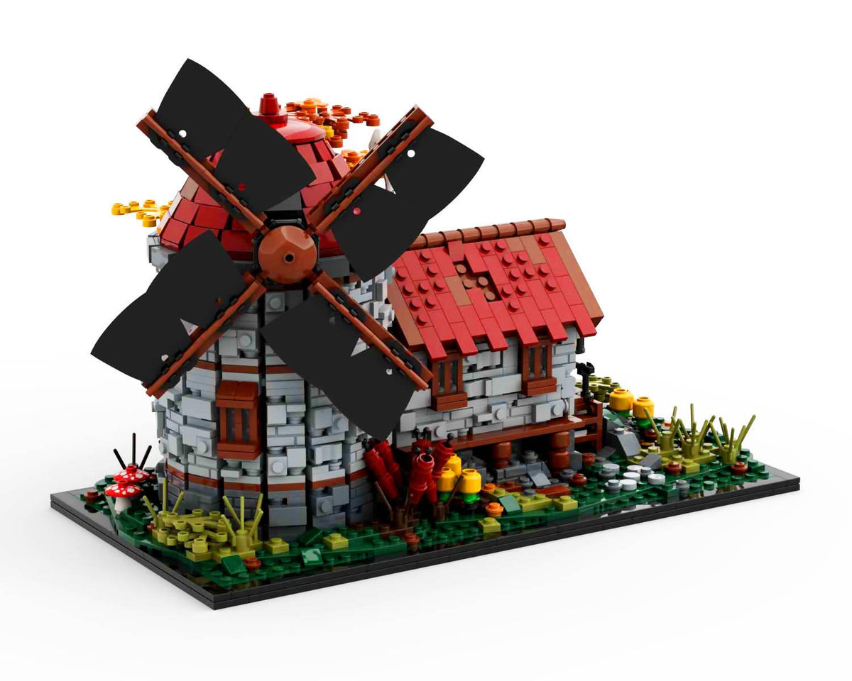 Mittelalterliche Windmühle - BuildaMOC
