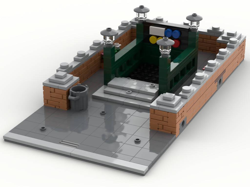 Entrada modular al metro - BuildaMOC