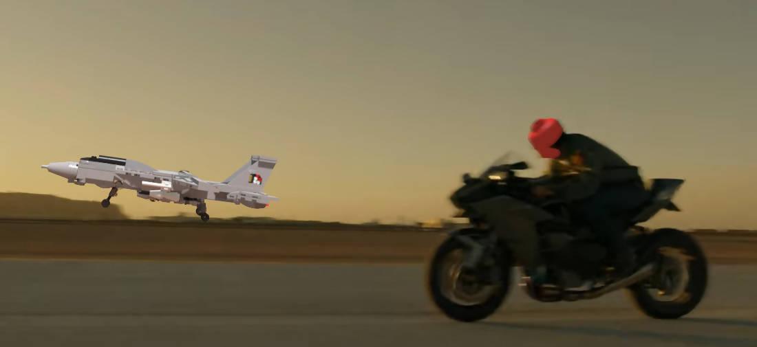 Top Fun F14 Tomcat Jet (midi)  - BuildaMOC