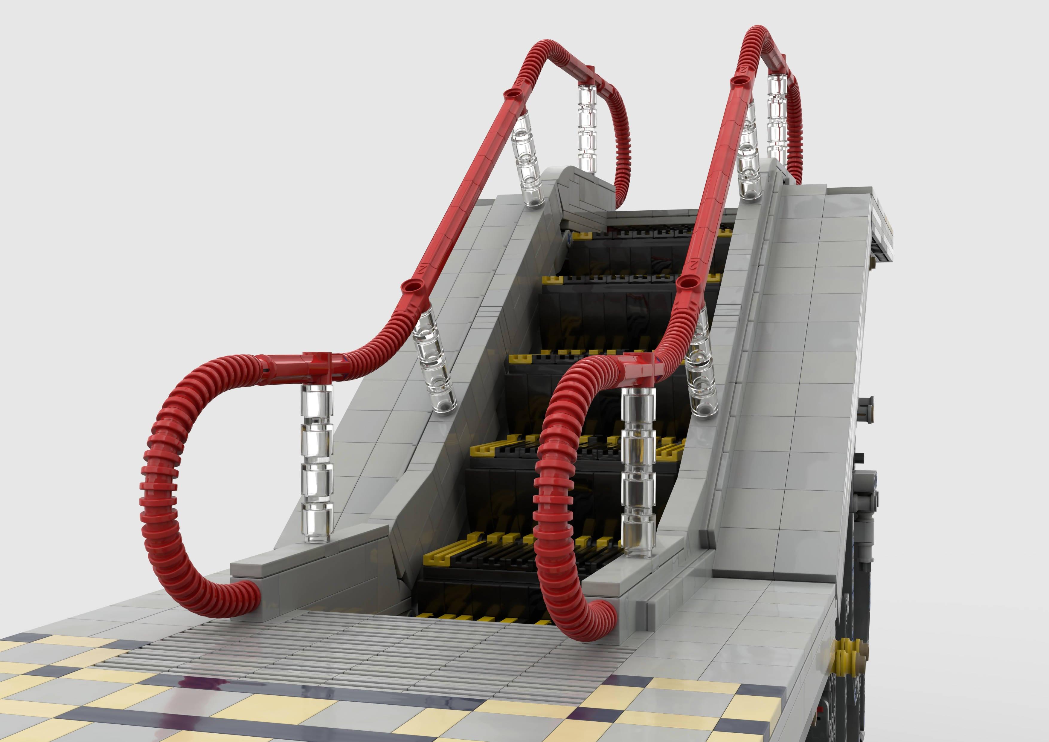 Motorized Escalator, by Takanori Hashimoto - BuildaMOC