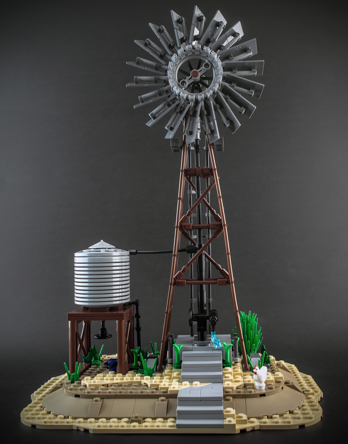 Funktionierende Windpumpe - BuildaMOC