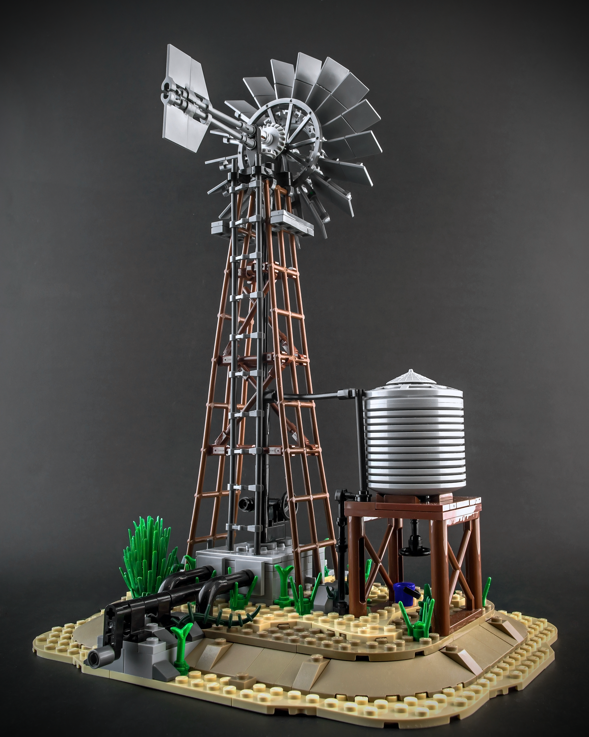 Funktionierende Windpumpe - BuildaMOC