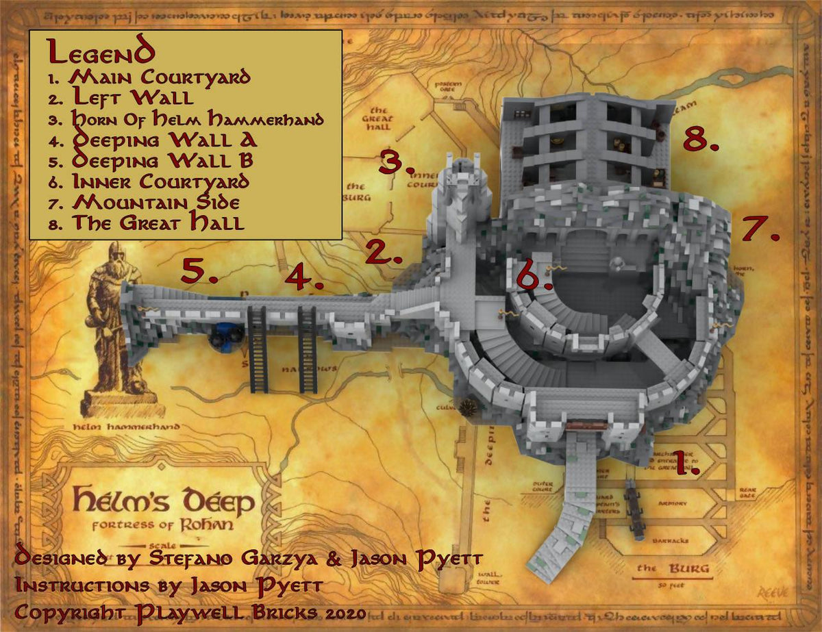 El Abismo de Helm, escala UCS - BuildaMOC
