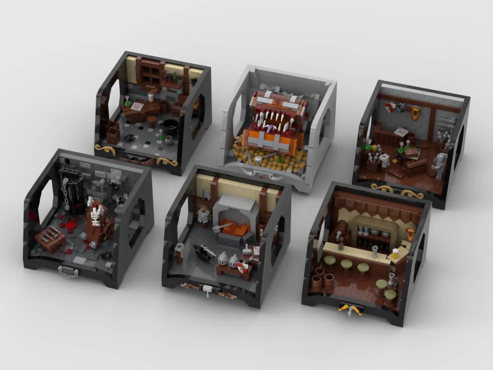 Mittelalter-Serie | Bauen aus 6 MOCs - BuildaMOC