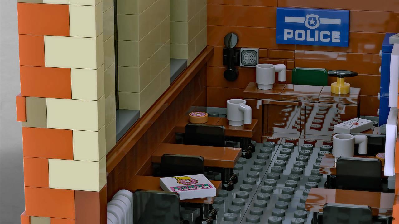 Modular Police Station - BuildaMOC