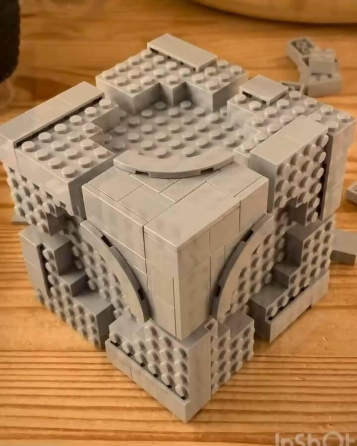 6x6 Dish Cube, by Zachary Steinman - BuildaMOC