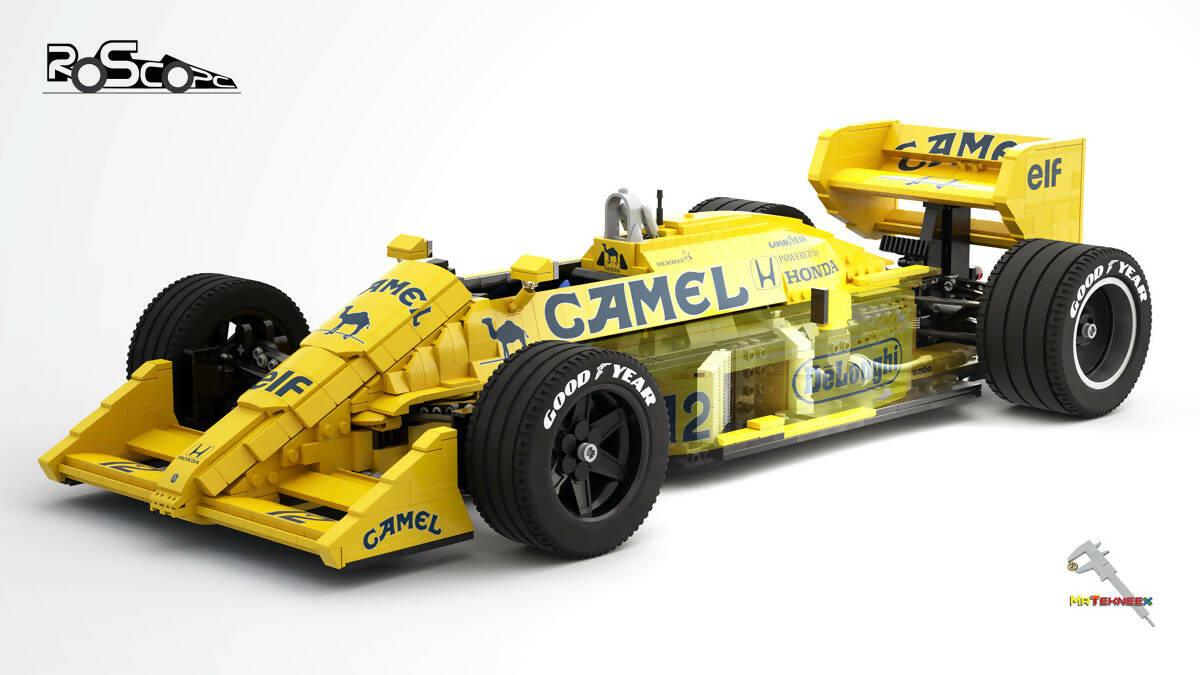 Lotus 99T - Maßstab 1:8 - BuildaMOC