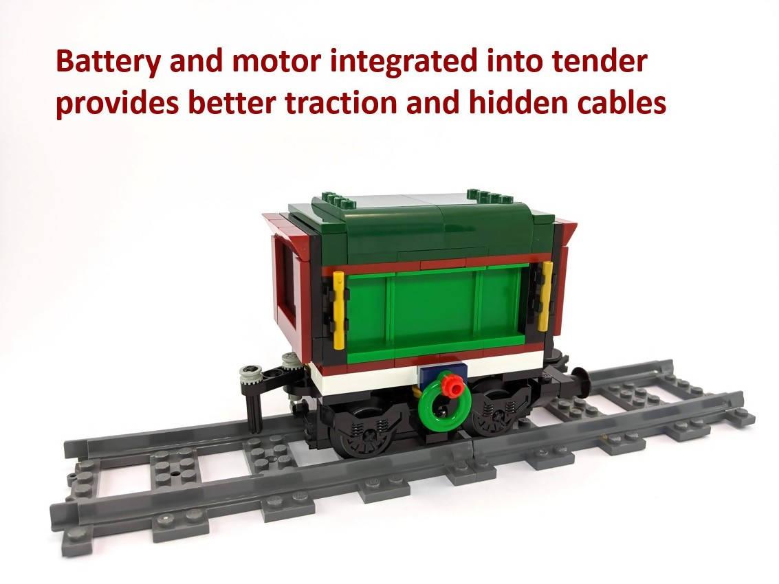 Motorized and Improved Christmas Train - BuildaMOC