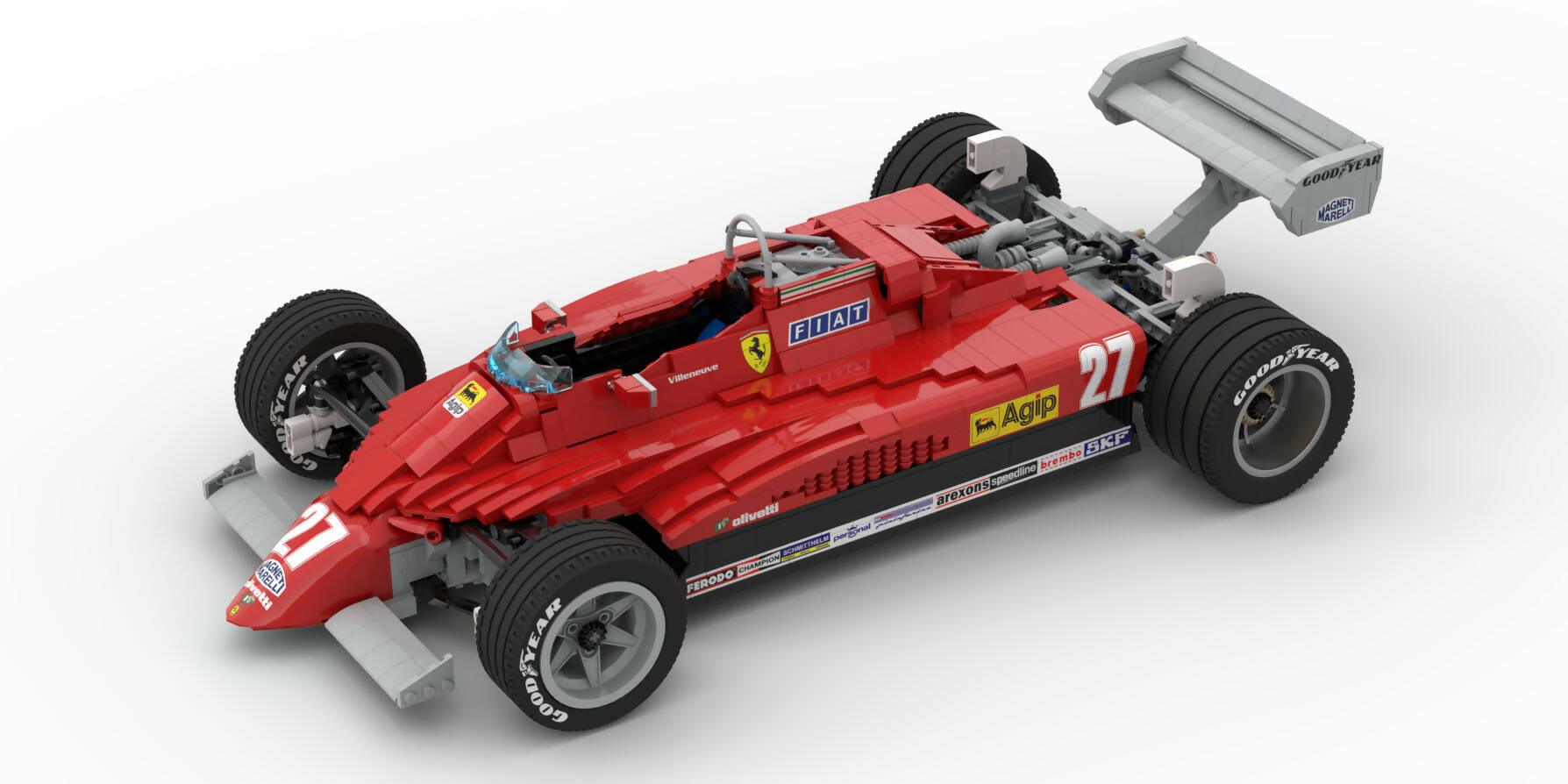 Ferrari 126C2 - scale 1:8 - BuildaMOC