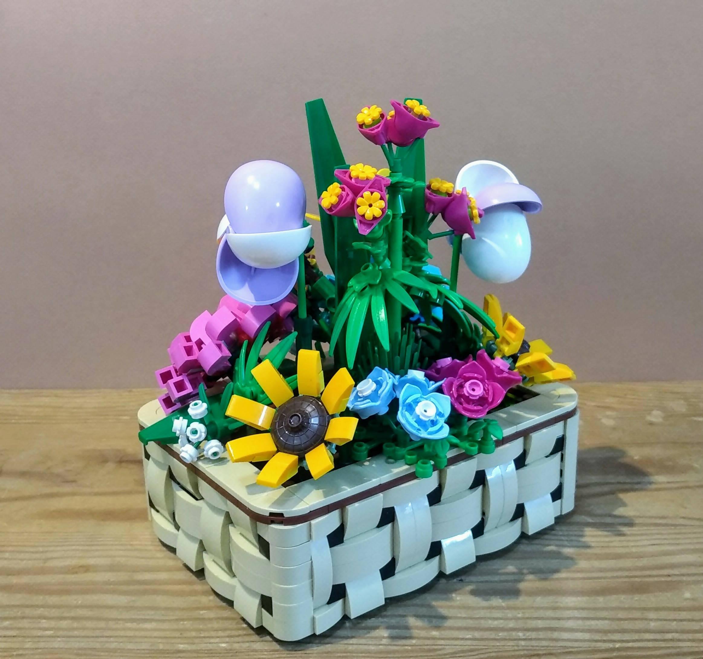 Flower Basket, by Picea - BuildaMOC