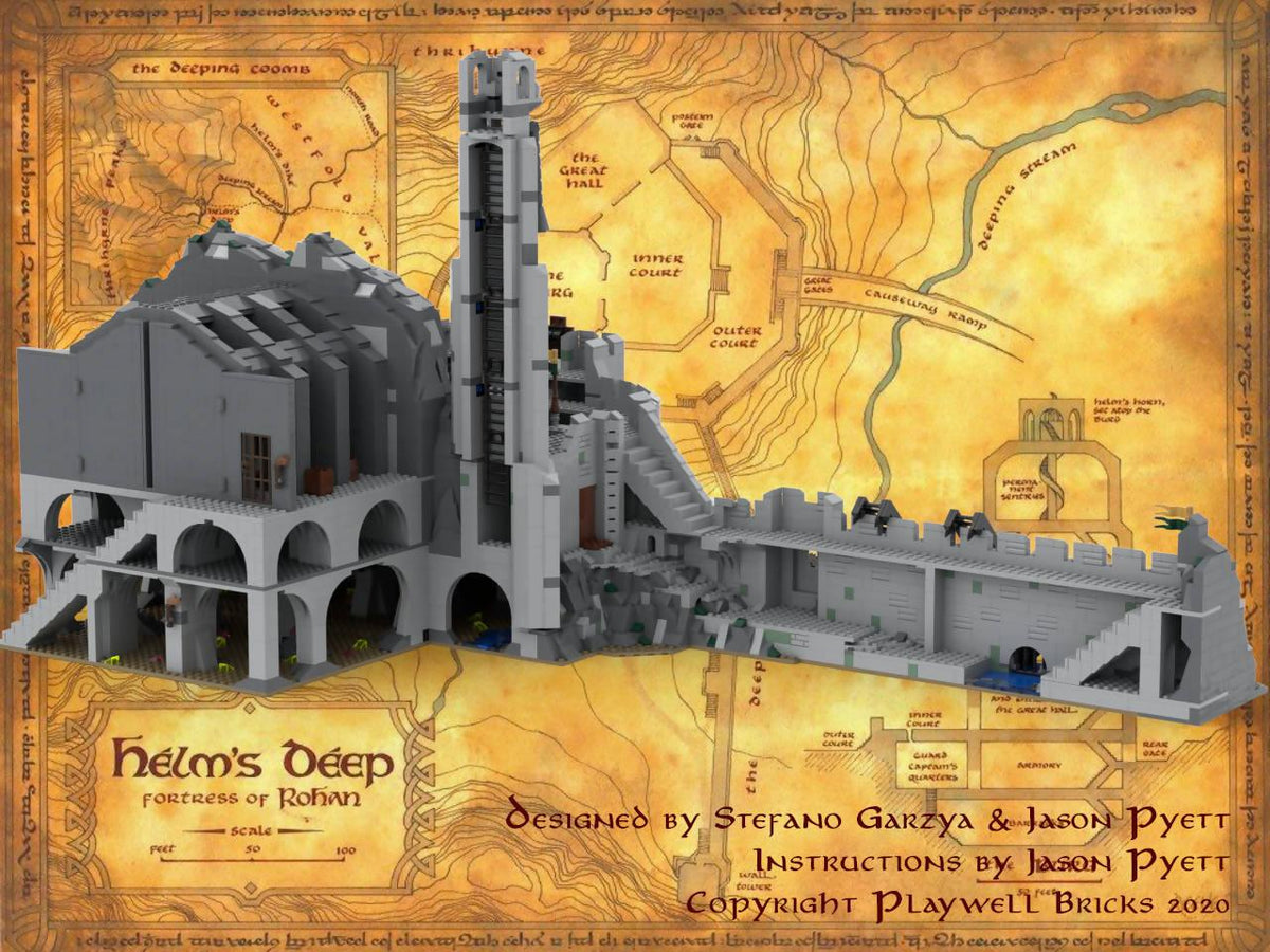 El Abismo de Helm, escala UCS - BuildaMOC