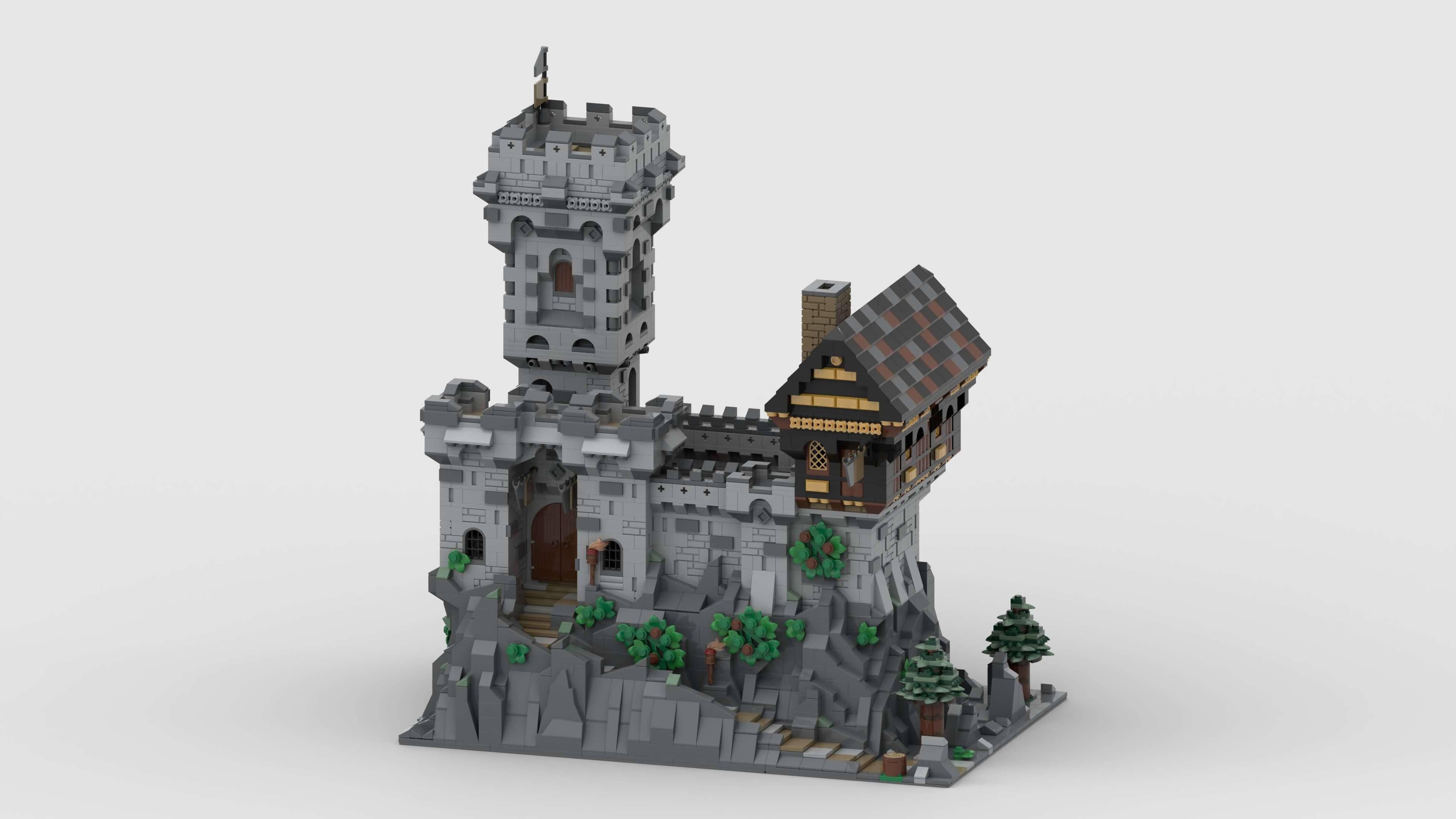 Abandoned Castle - BuildaMOC