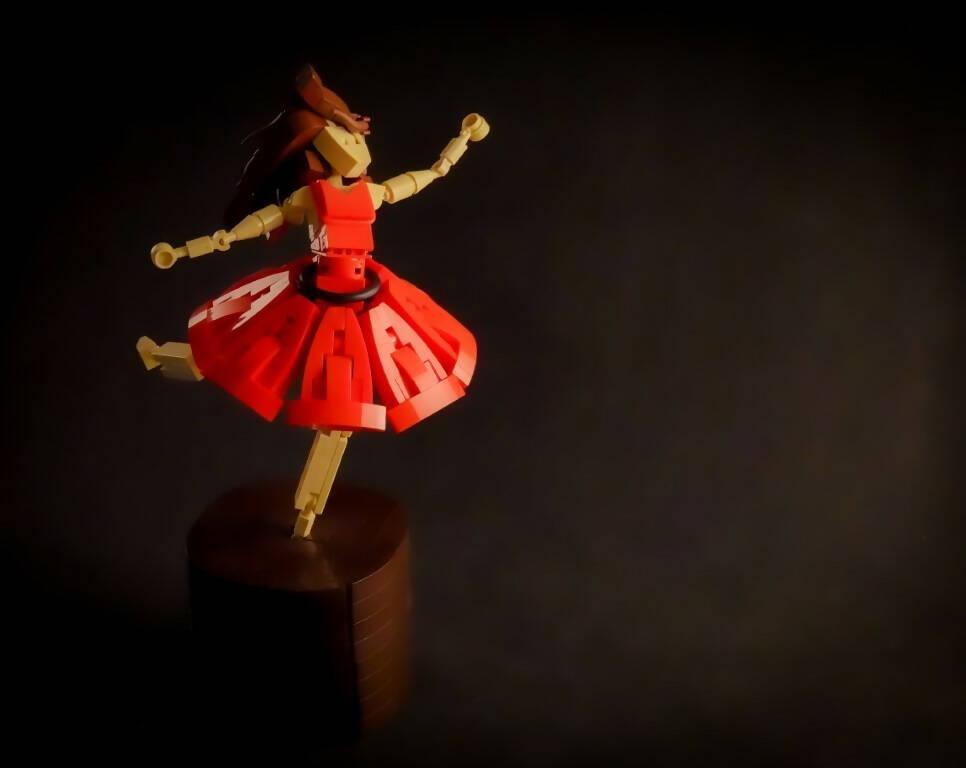 Red Dress Dancer, by StensbyLego - BuildaMOC