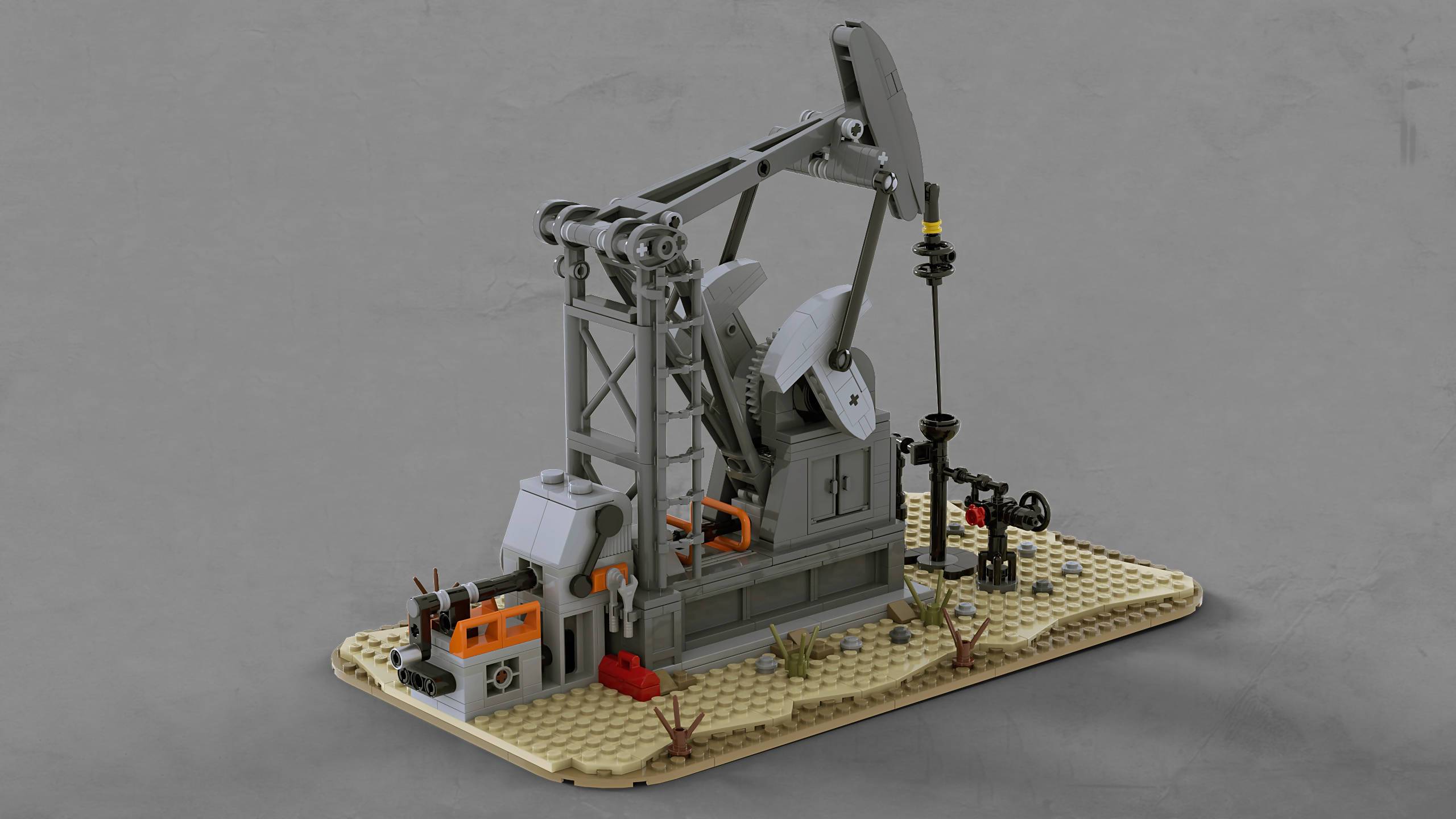 Functioning Oil Pump Jack - BuildAMOC