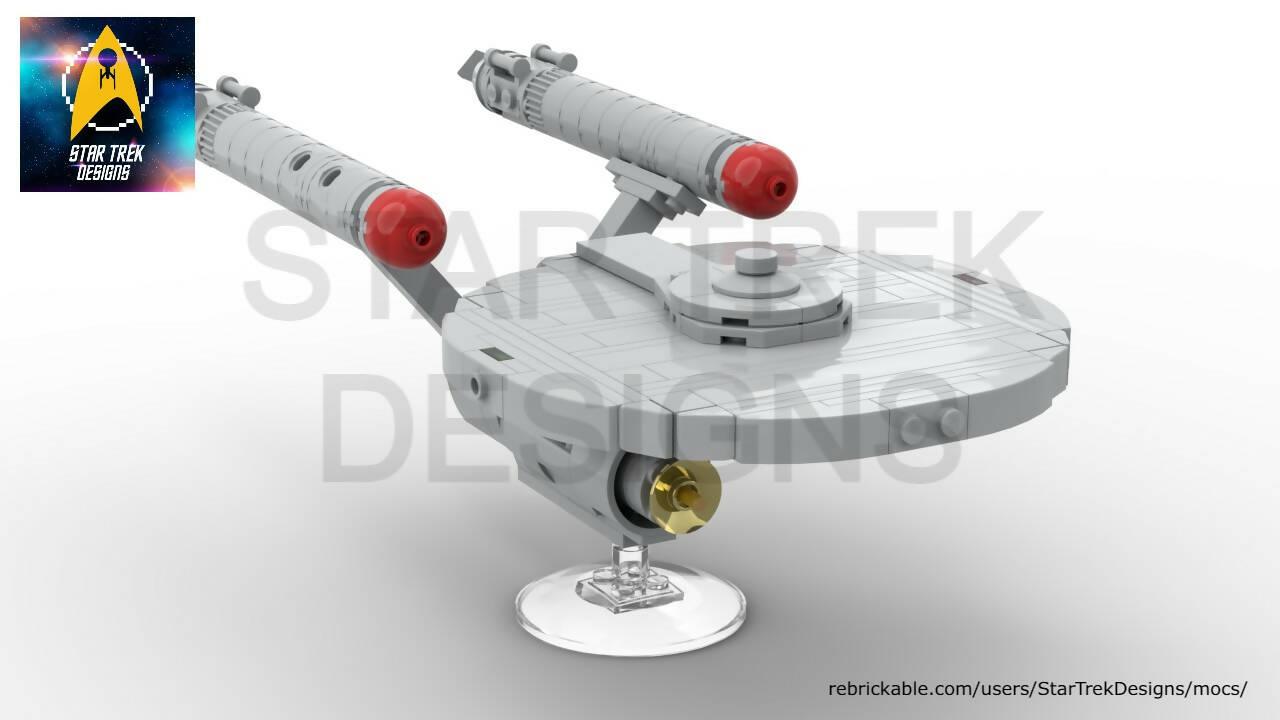 Constitution Class USS Enterprise NCC-1701 - Building Instructions & Parts List - BuildaMOC