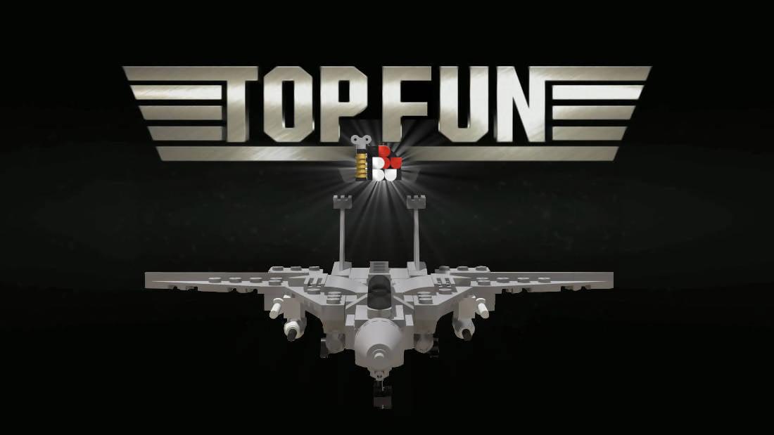 Top Fun F14 Tomcat Jet (midi)  - BuildaMOC