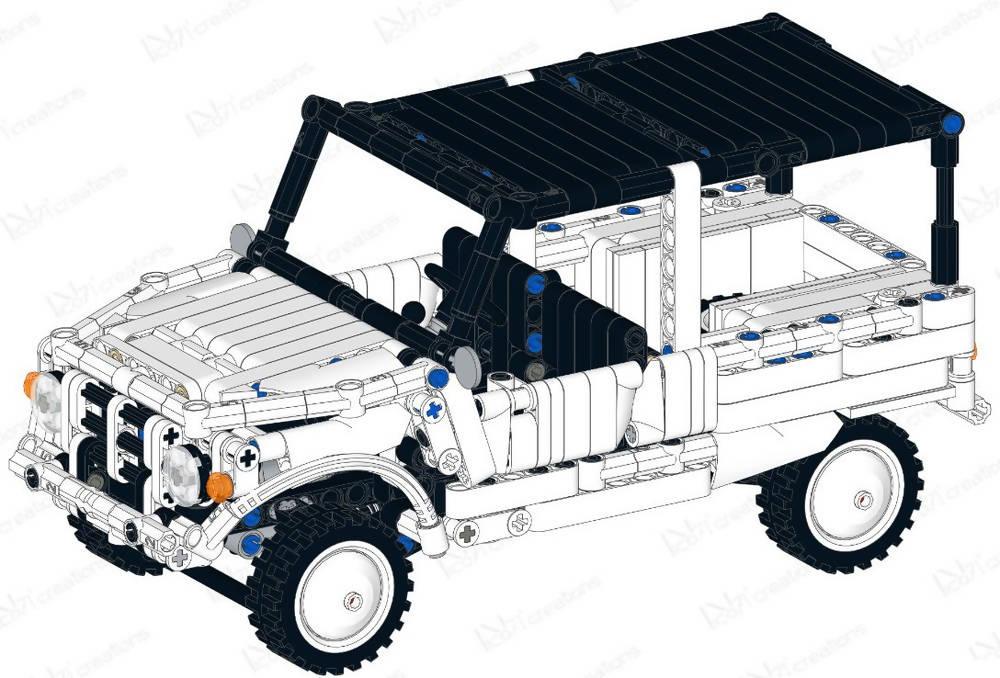 Citroën Mehari  - BuildaMOC