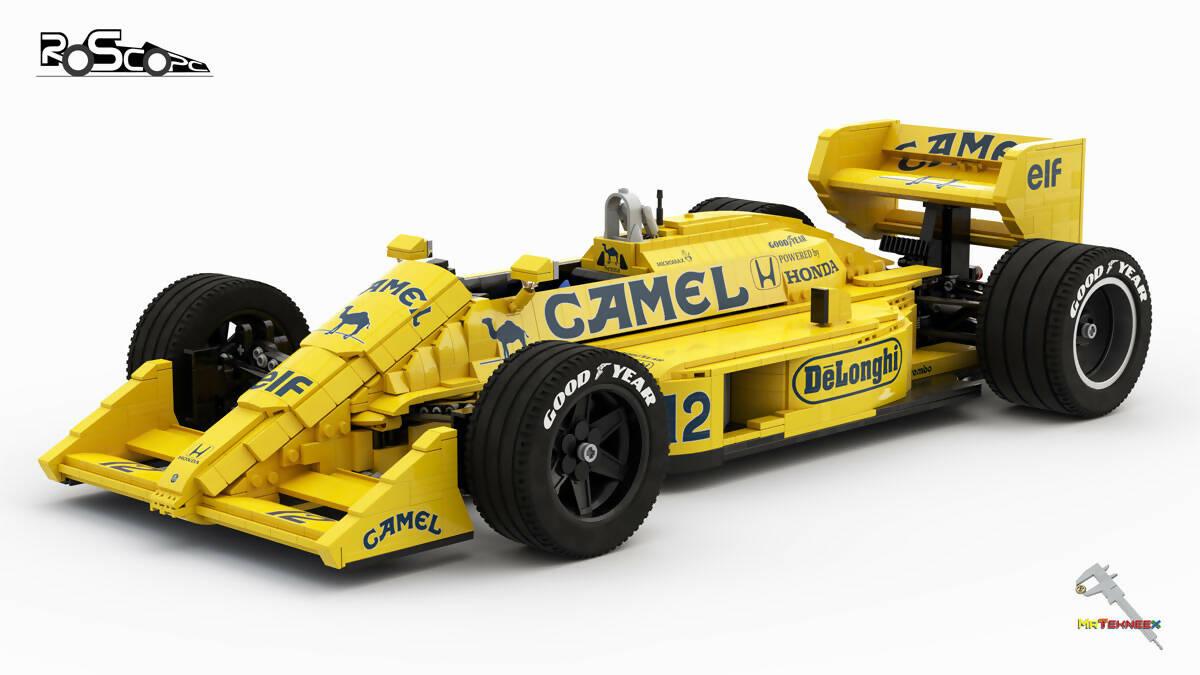 Lotus 99T - Maßstab 1:8 - BuildaMOC