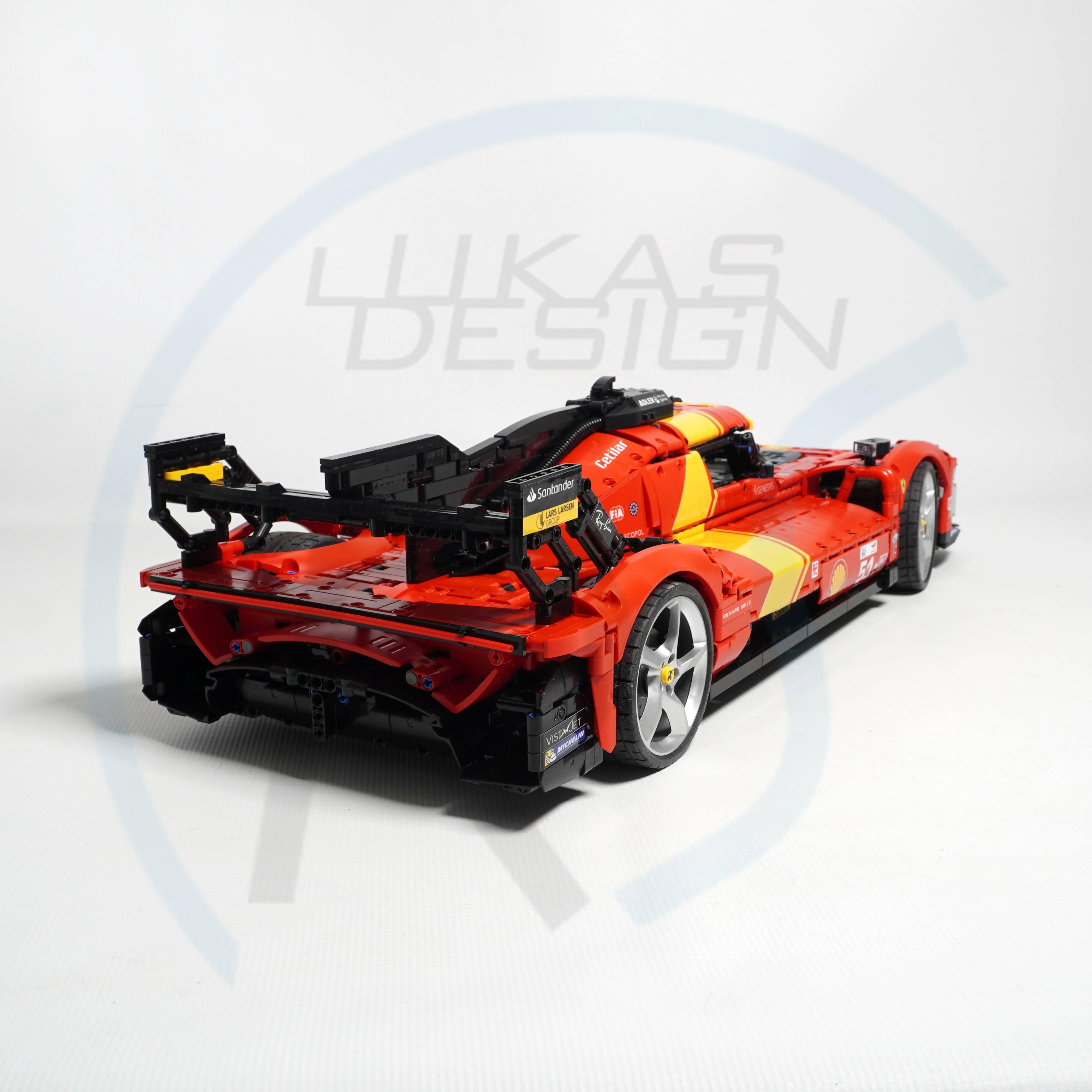 Ferrari Hypercar 499P 1:8 Scale - BuildaMOC