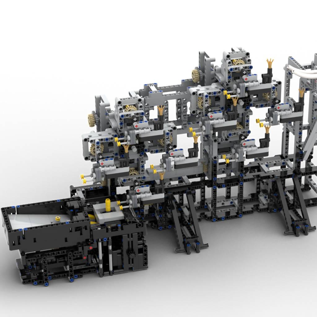 GBC - Máquina para hacer rodar bolas n.º 11, de Rimo Yaona  - BuildaMOC