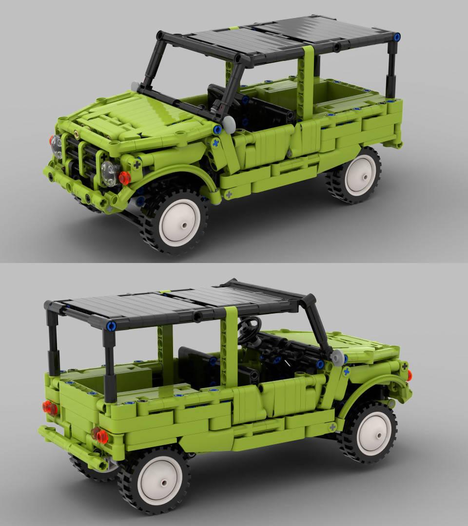 Citroën Mehari  - BuildaMOC