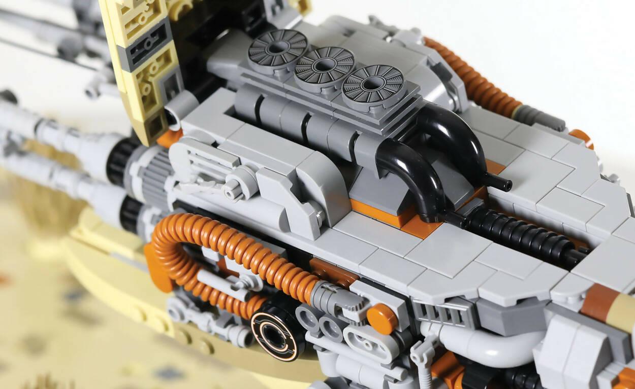 UCS Kintan Strider Speeder Bike MOC - BuildaMOC