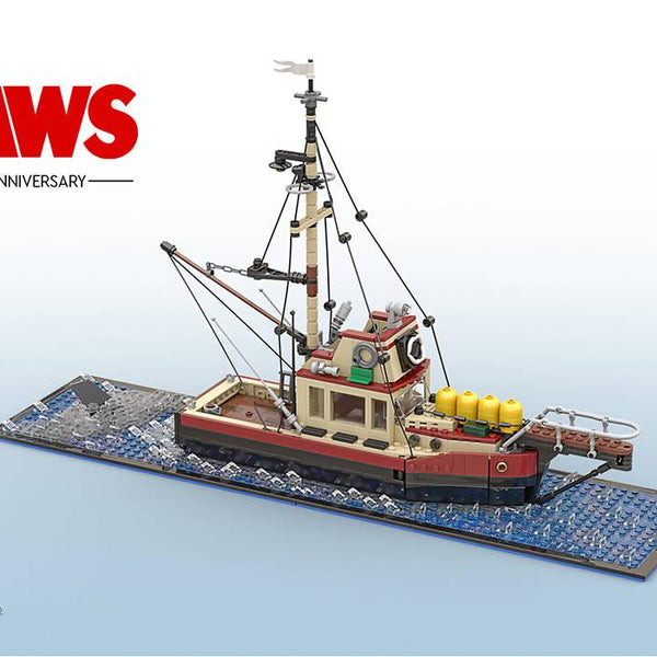 Lego jaws boat online