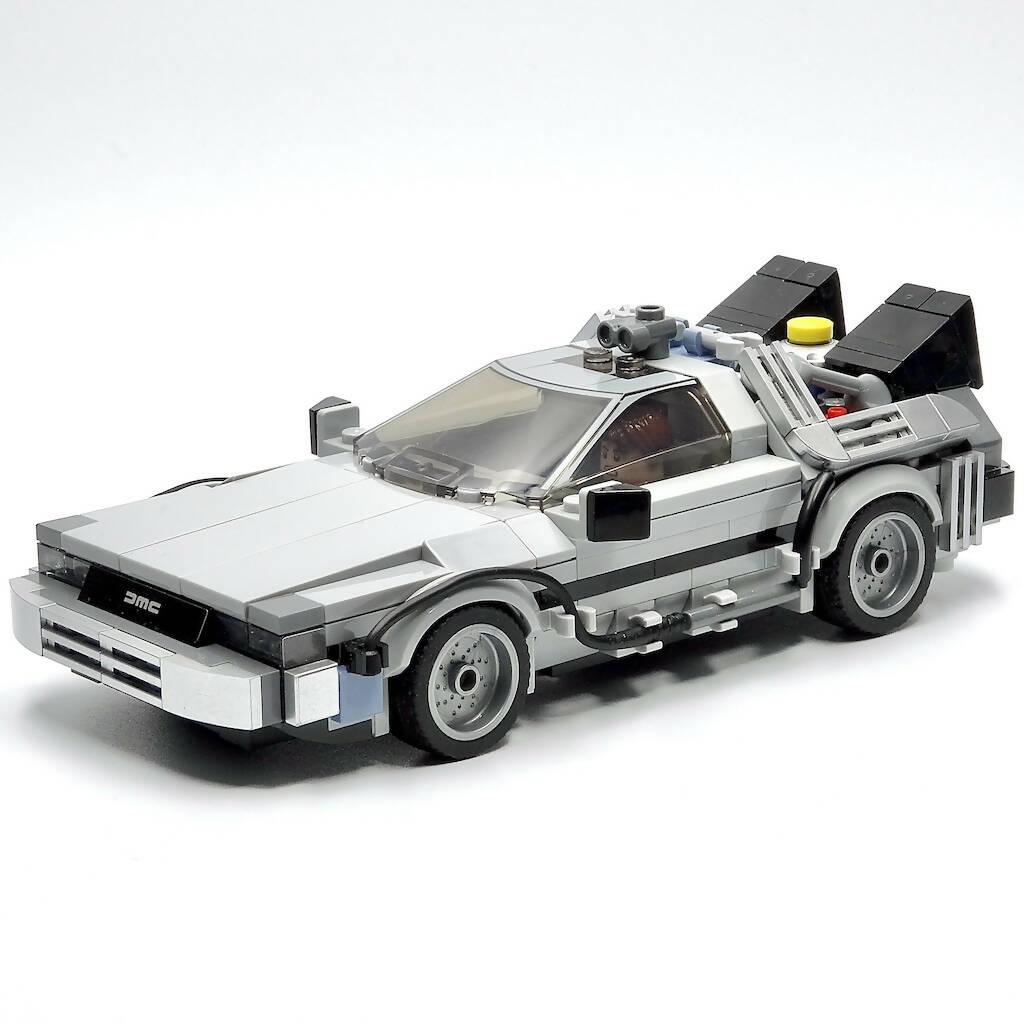 DeLorean Time Machine - Back to the Future Part I - BuildaMOC