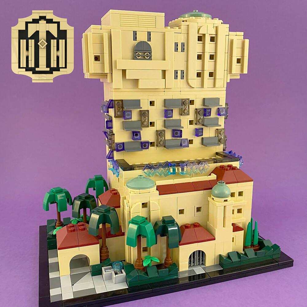 Mini Hollywood Tower Hotel, by Yatkuu - BuildaMOC