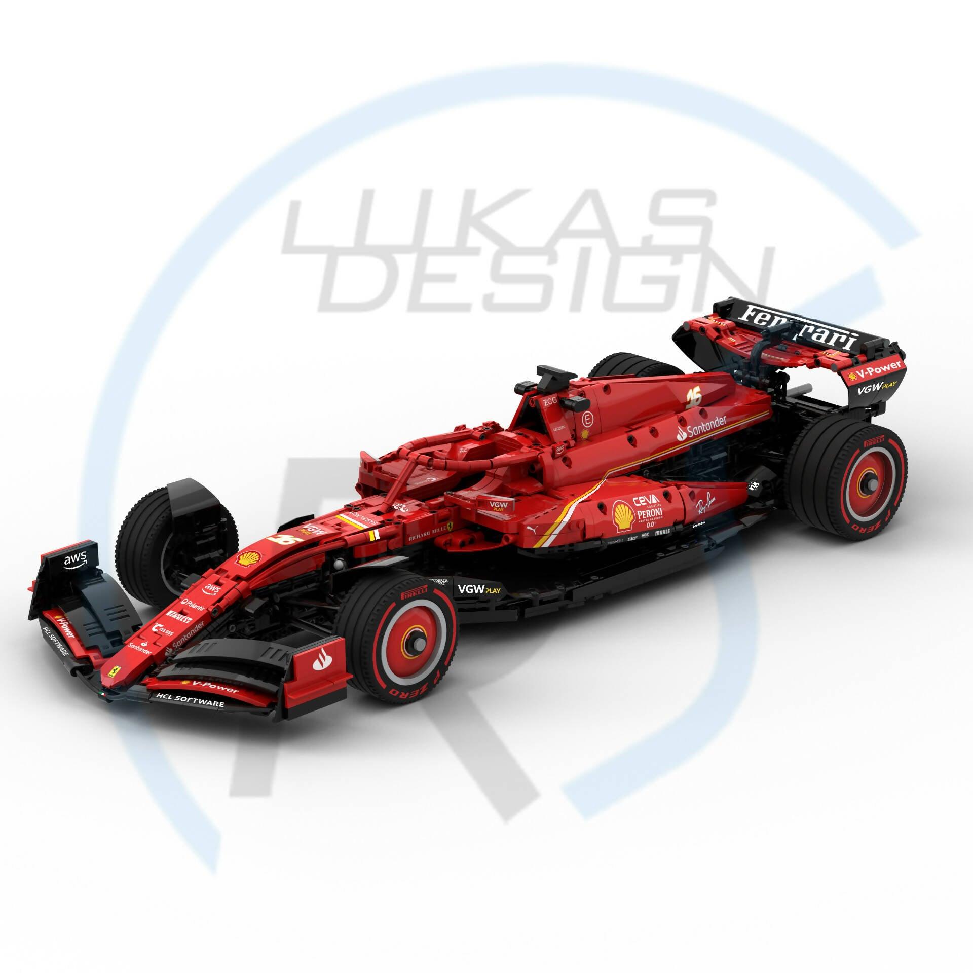 Ferrari F1 SF-24 1:8 Scale - BuildaMOC