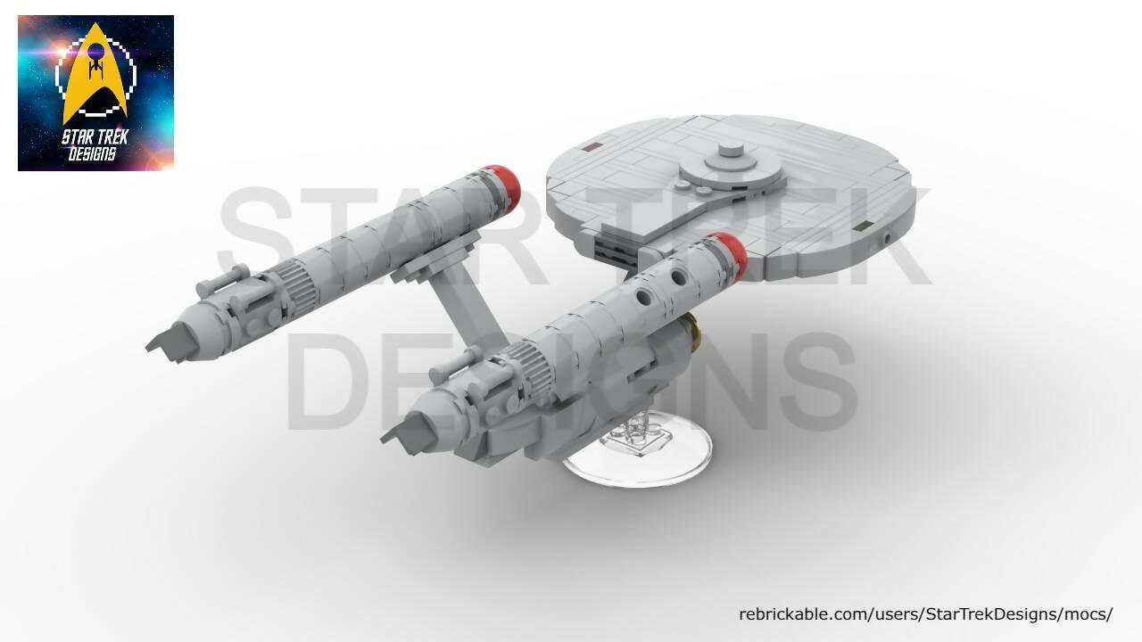 Constitution Class USS Enterprise NCC-1701 - Building Instructions & Parts List - BuildaMOC