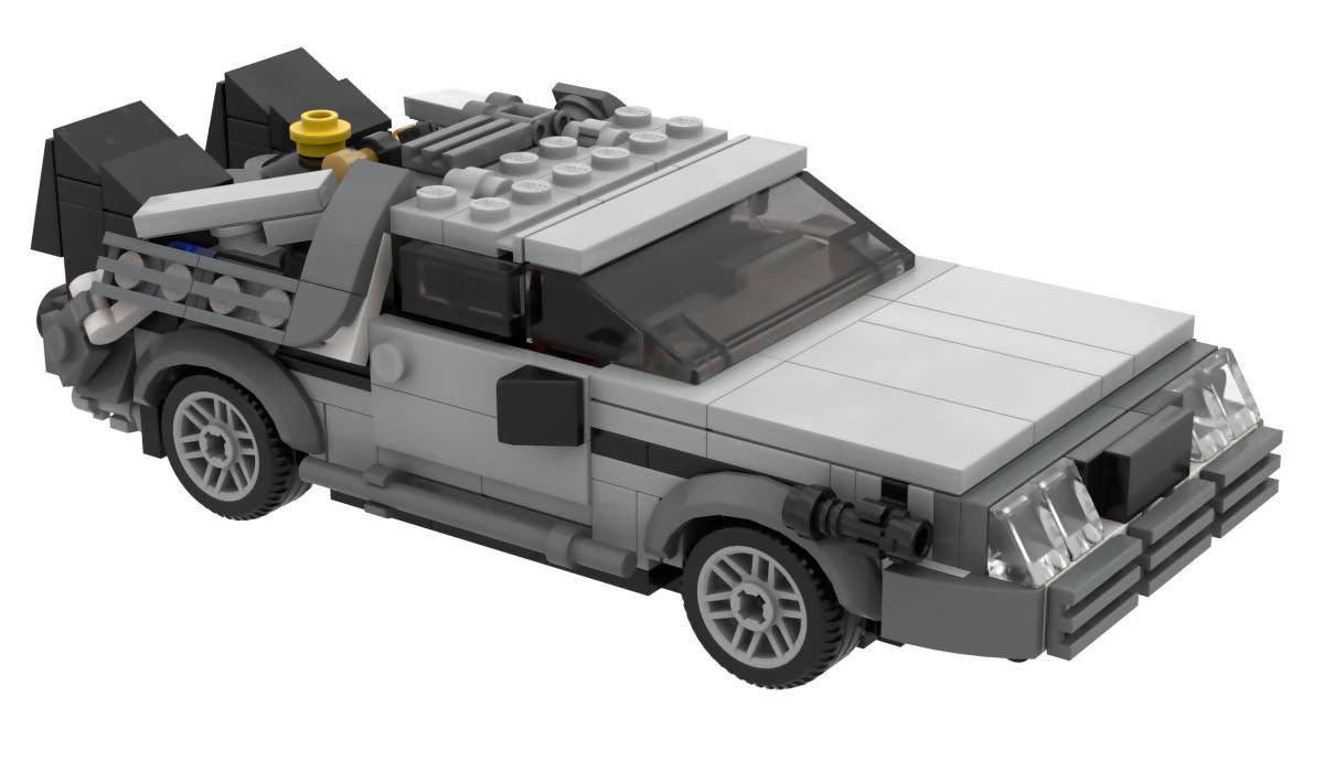 Máquina del tiempo Delorean - BuildaMOC