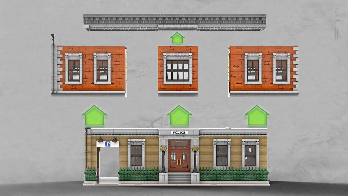 Modulare Polizeistation - BuildaMOC